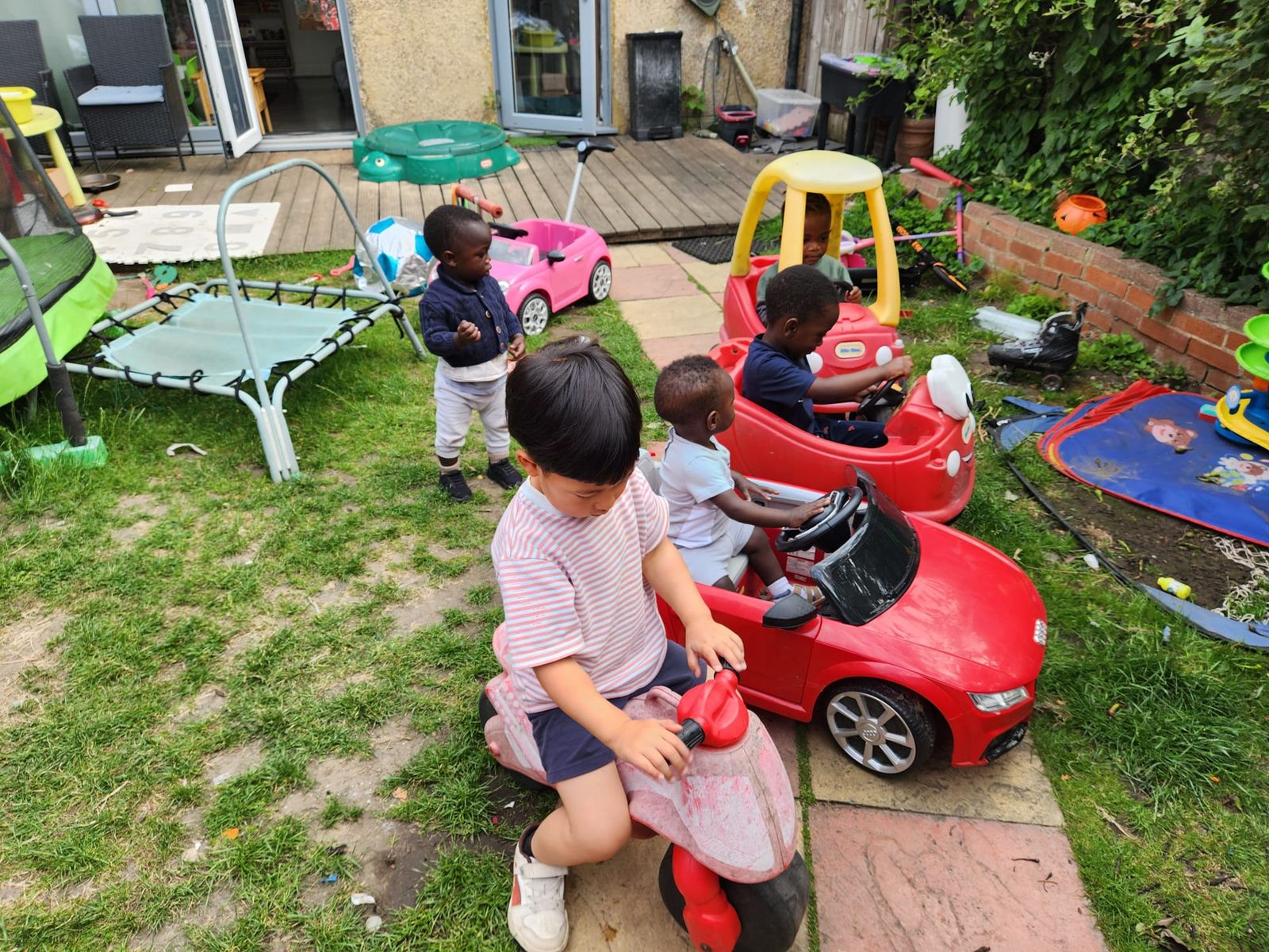 Outdoor play at ACORN123 CHILD CARE