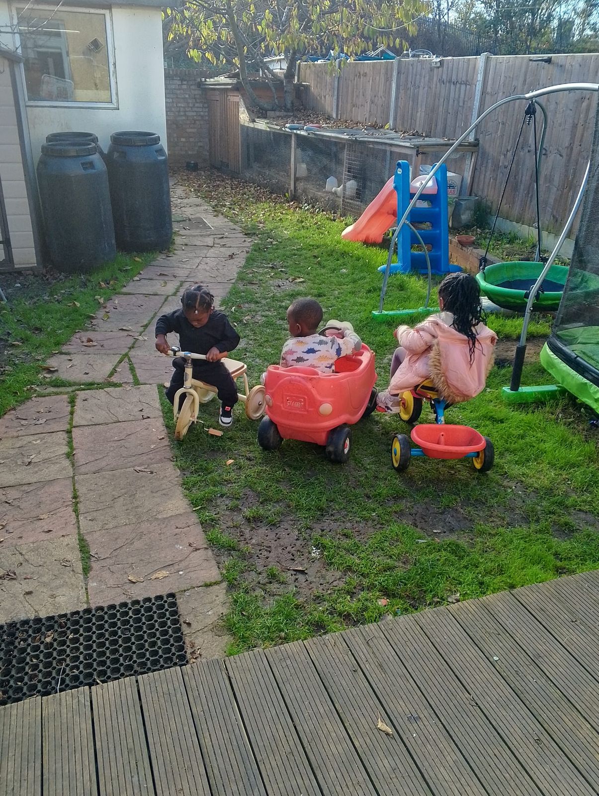 Outdoor play at ACORN123 CHILD CARE