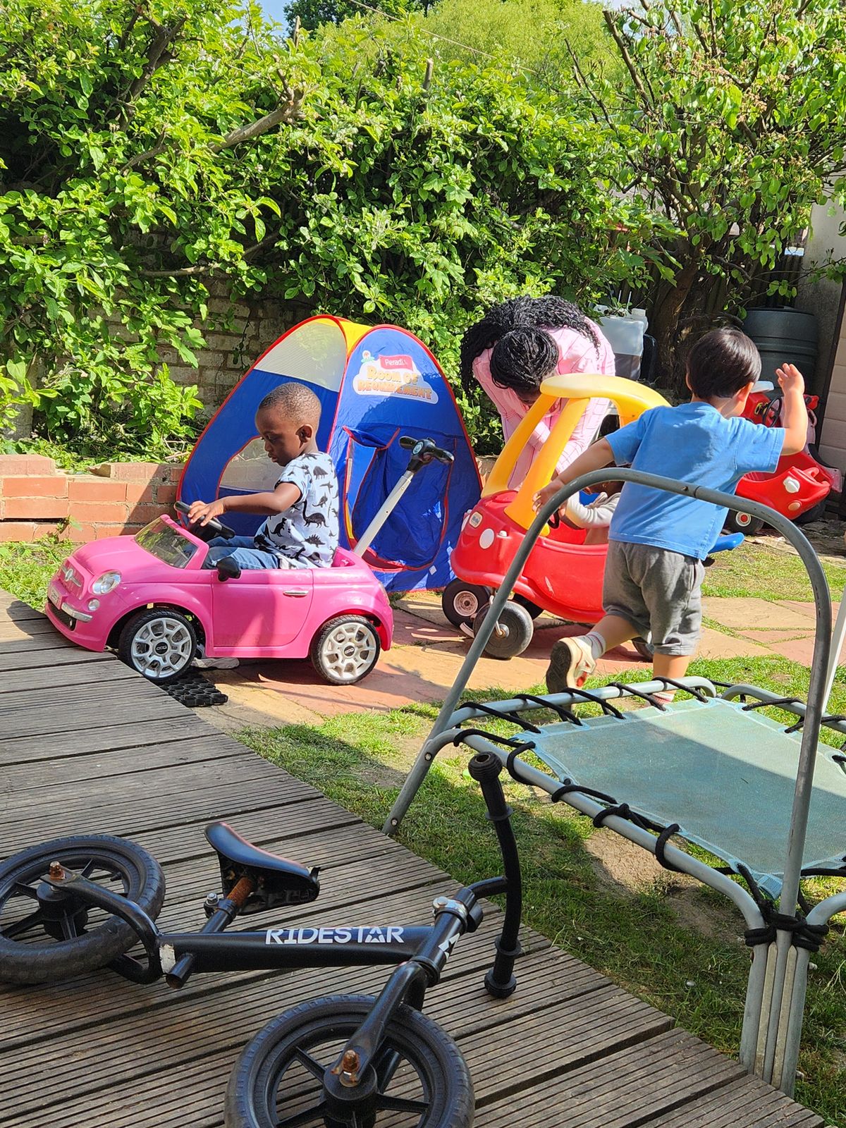 Outdoor play at ACORN123 CHILD CARE