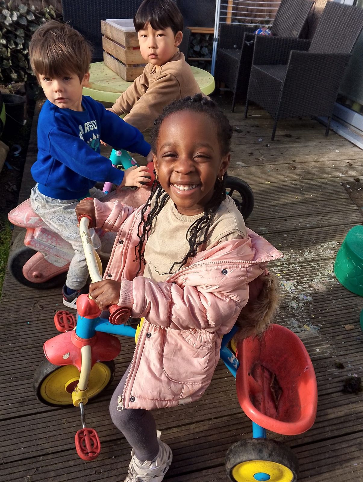 Outdoor play at ACORN123 CHILD CARE