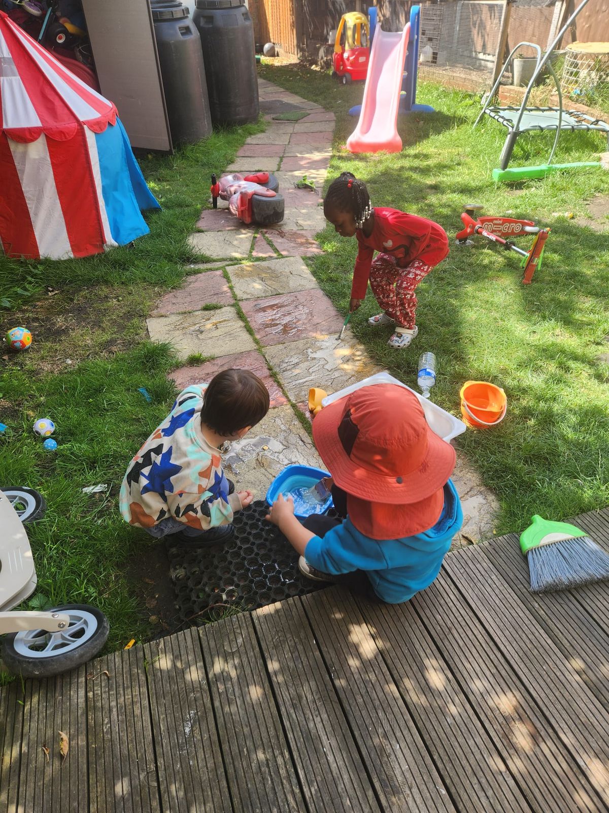 Outdoor play at ACORN123 CHILD CARE